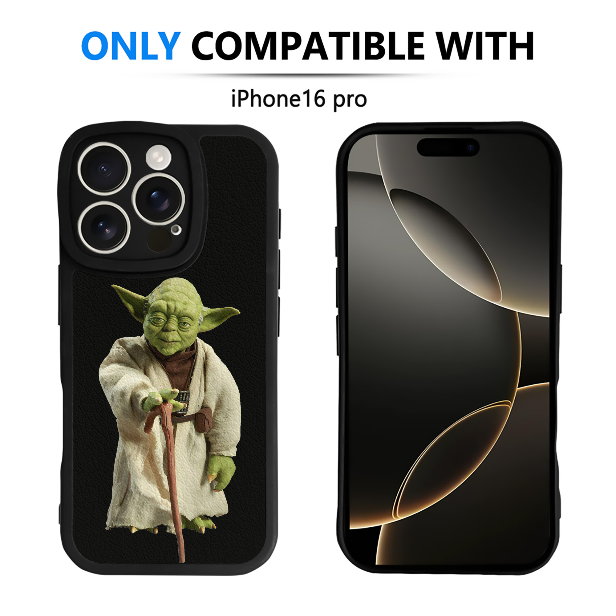 （画像用） スター・ウォーズ Star Wars 【iPhone 16シリーズ対応】シリコンスマホケース（レザー調） 材質：シリコン